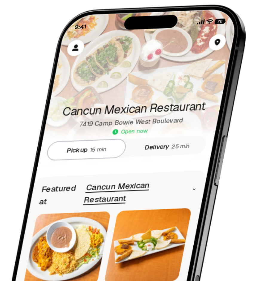Cancun Mexican Restaurant app preview