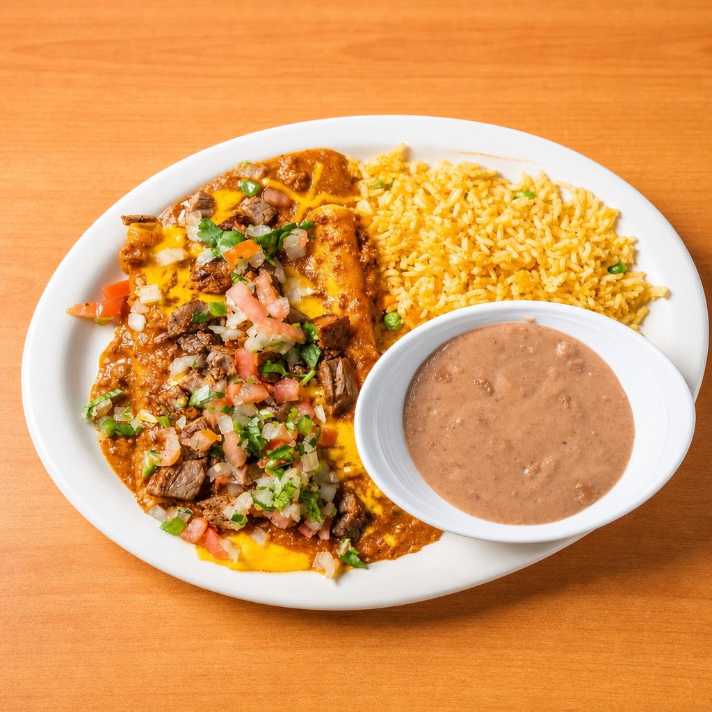 7. Fajita Enchiladas.