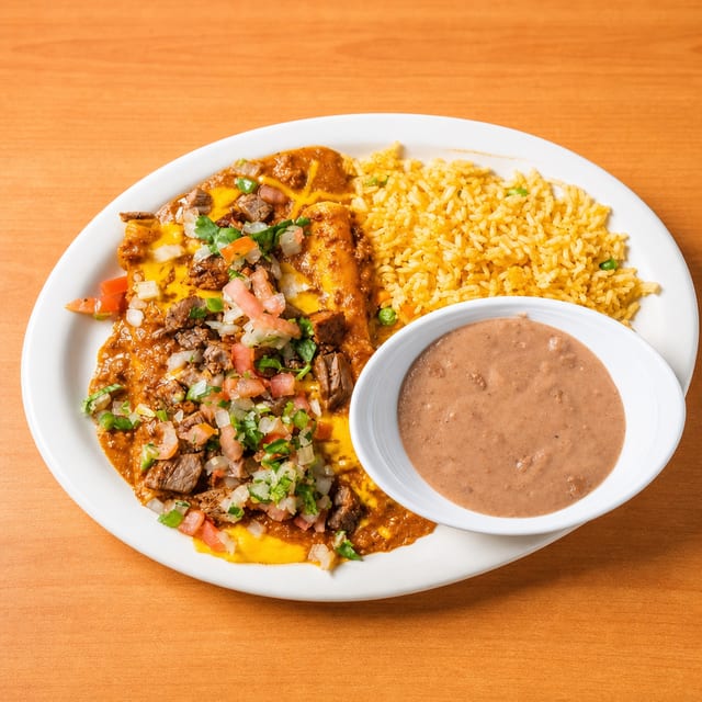 7. Fajita Enchiladas.