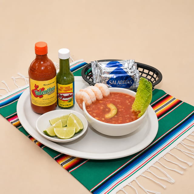 Classic Shrimp Cocktail.