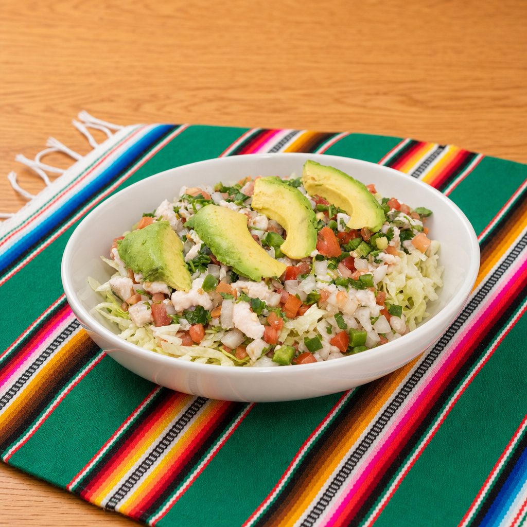 Ceviche Yucateco.