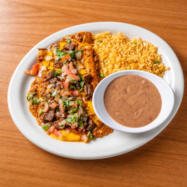 Single Fajita Enchilada.