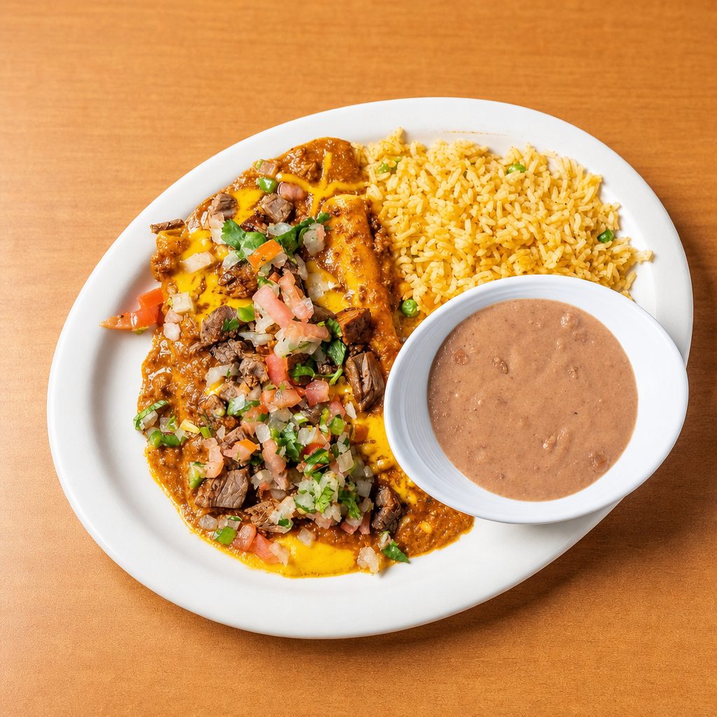 Fajita Enchiladas.