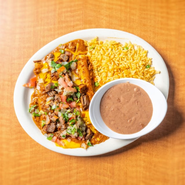 7. Fajita Enchiladas.