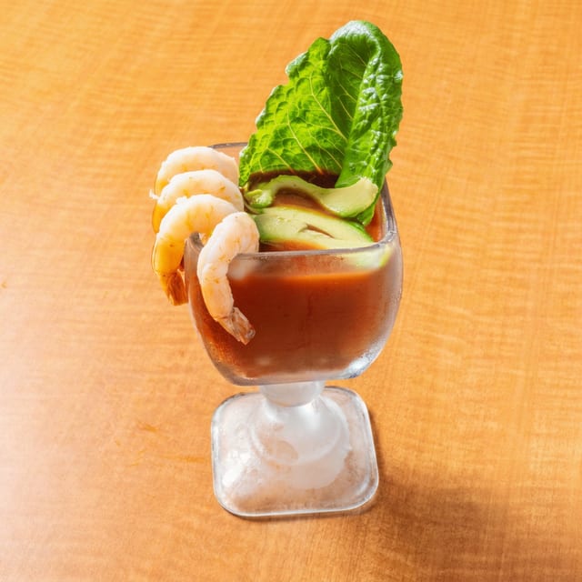 Classic Shrimp Cocktail.