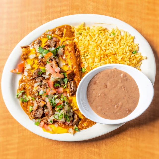 Fajita Enchiladas.